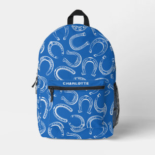 Sac À Dos Imprimé Motif équestre personnalisé en fer à cheval