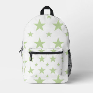 Sac À Dos Imprimé Motif Étoiles Vertes Constellation Pastel