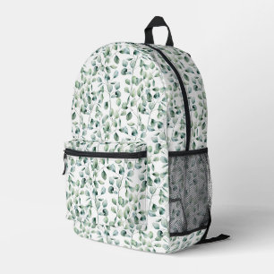 Sac À Dos Imprimé Motif Eucalyptus aquarelle