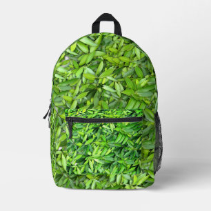 Sac À Dos Imprimé Motif Feuille verdoyant - Nature Botanique