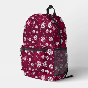 Sac À Dos Imprimé motif floral Abstrait