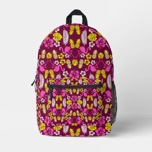 Sac À Dos Imprimé Motif floral tropical fruit