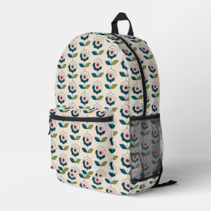 Sac À Dos Imprimé Motif Fun Jardin Retro