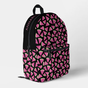 Sac À Dos Imprimé Motif Pastèque Tropical Rose