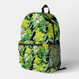 Sac À Dos Imprimé Motif Prairie de fleurs sauvages