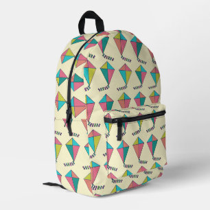 Sac À Dos Imprimé Motif Retro Kite
