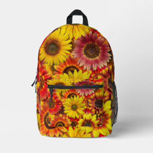 Sac À Dos Imprimé Motif sans couture de tournesols