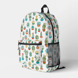 Sac À Dos Imprimé Motif Succulent