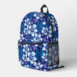 Sac À Dos Imprimé Motif SURF JUNGLE EN BLEU