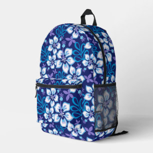 Sac À Dos Imprimé Motif SURF JUNGLE EN BLEU