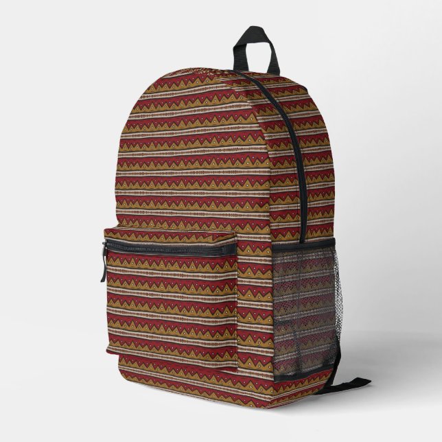 Sac À Dos Imprimé Motif tribal (Coin arrière droit)