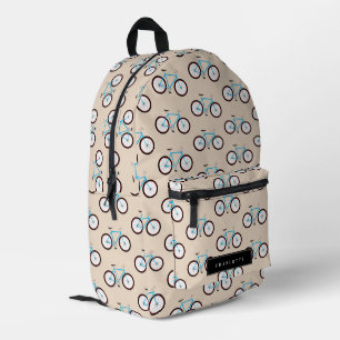 Sac À Dos Imprimé Motif vélo Nom personnalisé