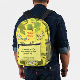 Sac À Dos Imprimé Motivations inspirantes