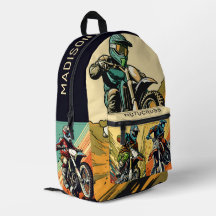 Motocross de nom personnalisé