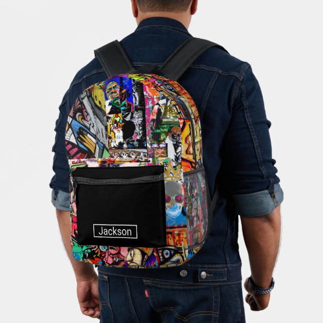 Sac À Dos Imprimé Mur de graffiti (Insitu (Modèle))