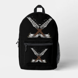Sac À Dos Imprimé Musique de guitare rustique