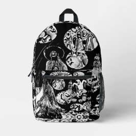 Sac À Dos Imprimé My Super Halloween black and white