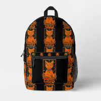 Mystic Cat & Tarot | Orange Feline Art