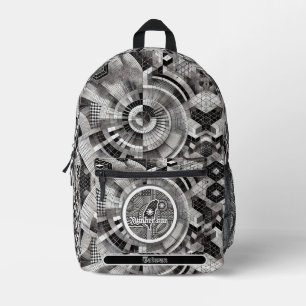 Sac À Dos Imprimé Nanomètre Chip Plaid Géométrique Taiwan Monogramme