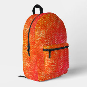 Sac À Dos Imprimé Neon Orange Bubble Pop Wrap