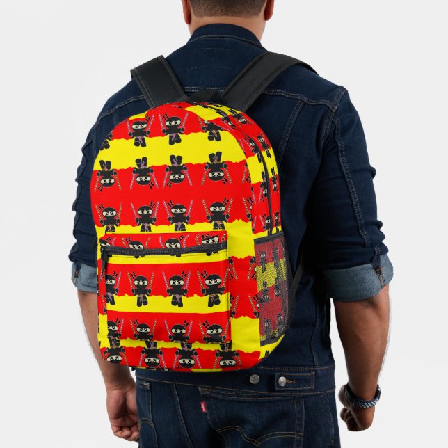 Sac À Dos Imprimé Ninjas en colère (Insitu (Modèle))