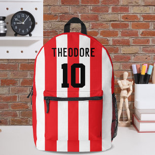 Sac À Dos Imprimé Nom et numéro du joueur sportif