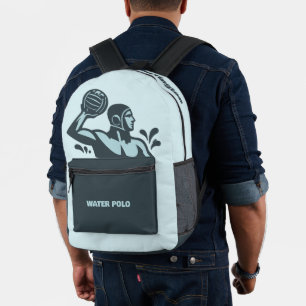 Sac À Dos Imprimé Nom personnalisé Water Polo