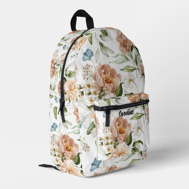 Sac À Dos Imprimé Nom sur l'aquarelle de l'art néerlandais (Coin arrière gauche)