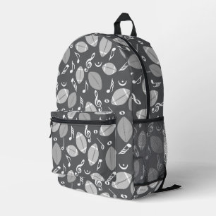 Sac À Dos Imprimé Notes musicales Footballs