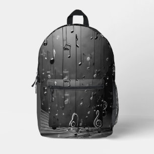 Sac À Dos Imprimé Nuances Harmoniques : Conception de Mode d'Art Mus