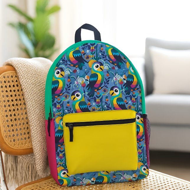 Sac À Dos Imprimé Oiseaux tropicaux (Créateur téléchargé)