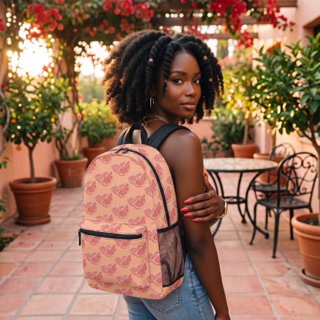 Sac À Dos Imprimé Orange (Créateur téléchargé)