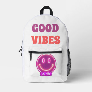 Sac À Dos Imprimé Oreiller Visage Sourire Mignon – Décoration de Mai