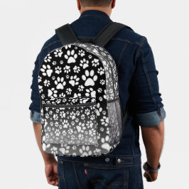 Sac À Dos Imprimé Pages motifs blanches sur arrière - plan de dégrad