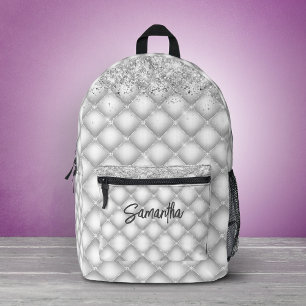 Sac À Dos Imprimé Paillettes blanches élégantes scintillantes