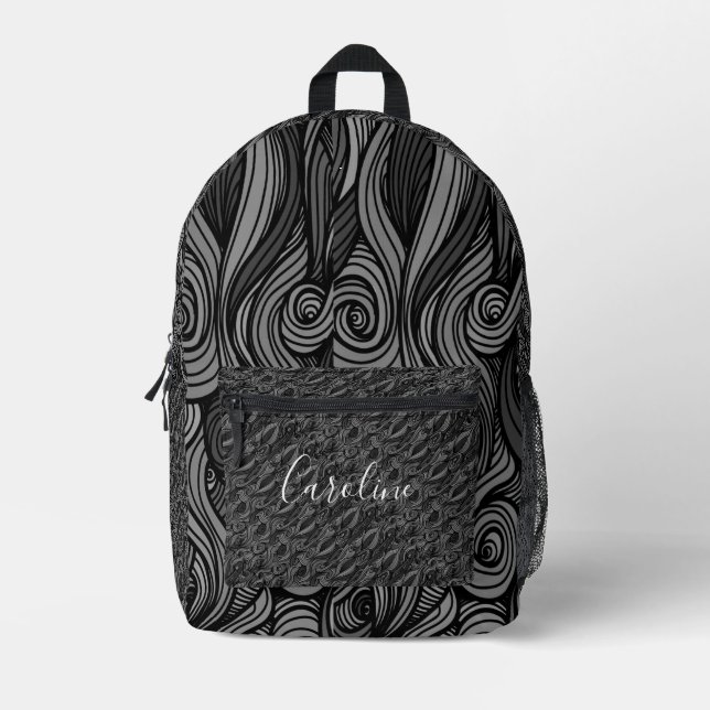 Sac À Dos Imprimé Paisley haché (Recto)