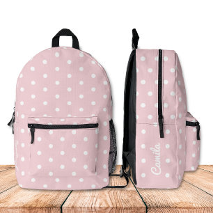 Sac À Dos Imprimé Pâle Pastel À pois