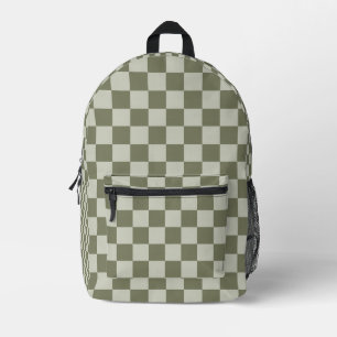 Sac À Dos Imprimé Panneau de configuration Sage Green