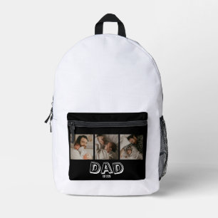 Sac À Dos Imprimé Papa a fondé 3 Cadeau photo souvenir pour père