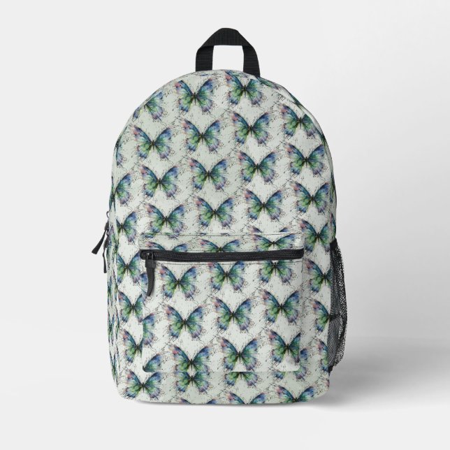 Sac À Dos Imprimé Papillon (Recto)