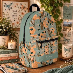 Sac À Dos Imprimé Papillon de nuit à motif floral