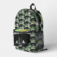 Papillon tropical noir et blanc