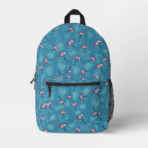 Sac À Dos Imprimé Parapluie bleu mou Rainy Weather Kids