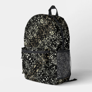Sac À Dos Imprimé Parties scintillant en verre Gold Faux Éclat sur n
