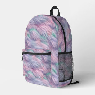 Sac À Dos Imprimé Pastel Rainbow Fur