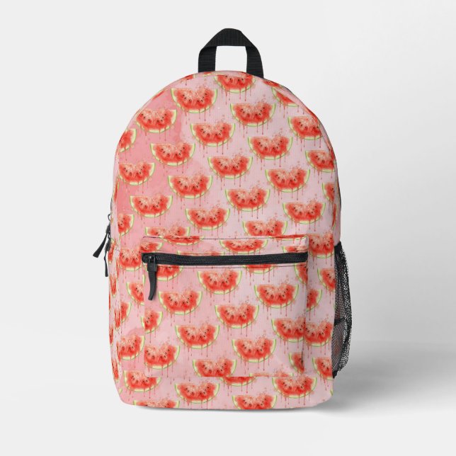 Sac À Dos Imprimé Pastèque (Recto)