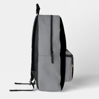 Sac À Dos Imprimé Patron de couleur noire