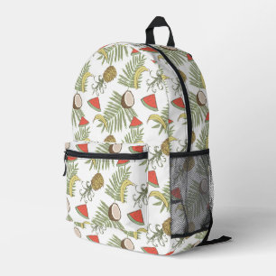 Sac À Dos Imprimé Patters de Tropical Fruit