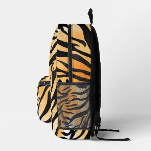 Sac À Dos Imprimé Peaux de tigre rayées modernes Imprimer gros félin