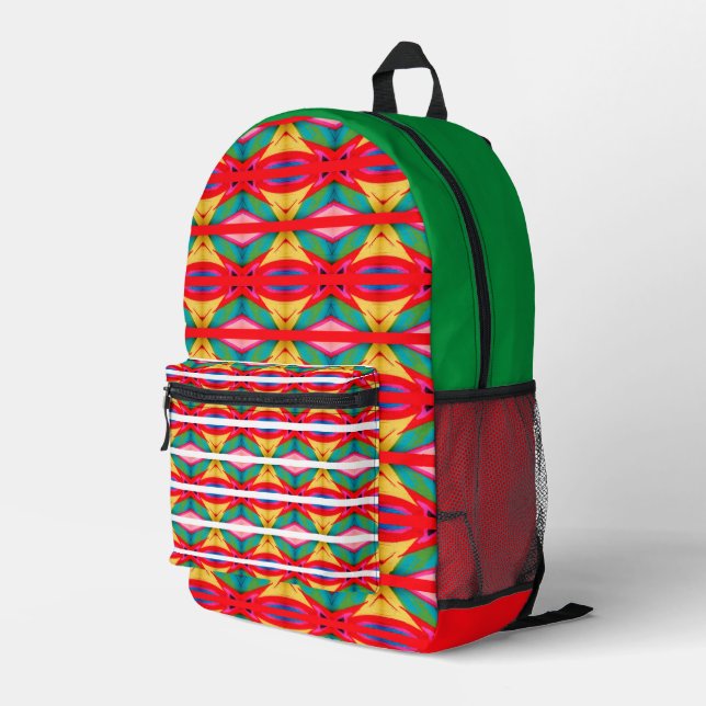 Sac À Dos Imprimé Peinture de distinction (Coin arrière droit)